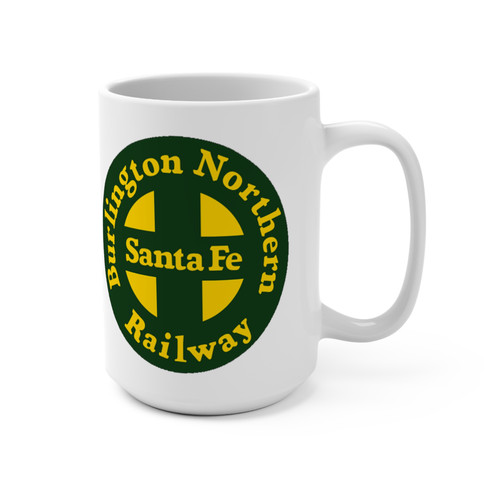 Bnsf santa railroad coffee - bnsf, fe