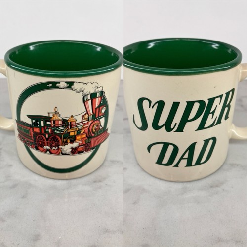 Vintage super dad train - train, mug